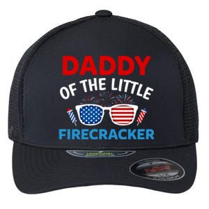 Daddy Of The Little Firecracker 4th Of July Birthday Funny Gift Cute Gift Flexfit Unipanel Trucker Cap