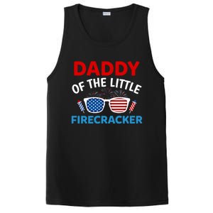 Daddy Of The Little Firecracker 4th Of July Birthday Funny Gift Cute Gift PosiCharge Competitor Tank