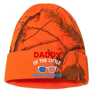 Daddy Of The Little Firecracker 4th Of July Birthday Funny Gift Cute Gift Kati Licensed 12" Camo Beanie