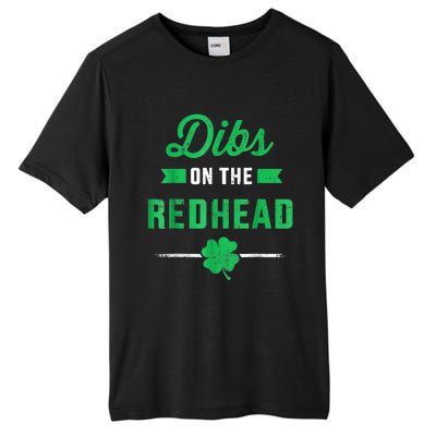 Dibs On The Redhead For St Patricks Day Party Tall Fusion ChromaSoft Performance T-Shirt