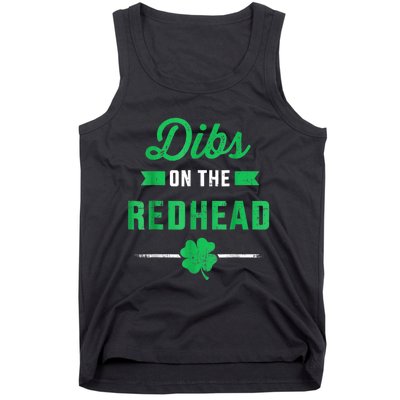 Dibs On The Redhead For St Patricks Day Party Tank Top