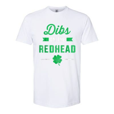 Dibs On The Redhead For St Patricks Day Party Softstyle CVC T-Shirt