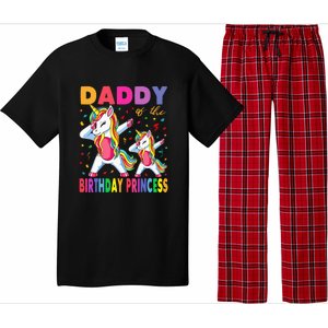 Daddy Of The Birthday Princess Dabbing Unicorn Dad Pajama Set