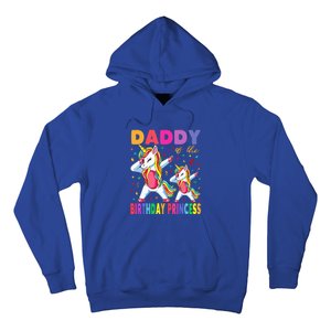 Daddy Of The Birthday Princess Dabbing Unicorn Dad Hoodie