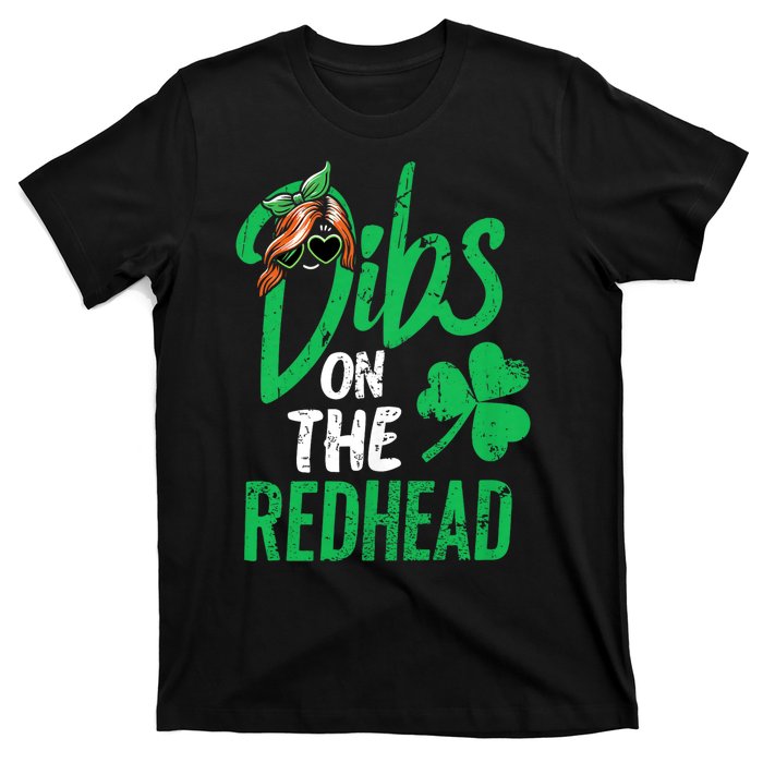 Dibs On The Redhead St Patricks Day T-Shirt