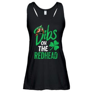 Dibs On The Redhead St Patricks Day Ladies Essential Flowy Tank