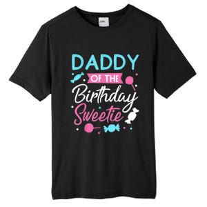 Daddy Of The Birthday Sweetie Candy Lollipop Bday Party Dad Tall Fusion ChromaSoft Performance T-Shirt