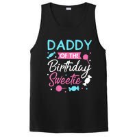 Daddy Of The Birthday Sweetie Candy Lollipop Bday Party Dad PosiCharge Competitor Tank