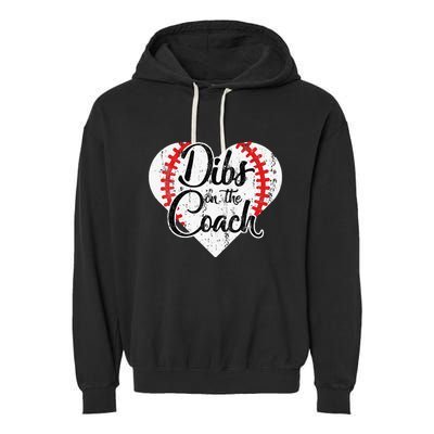 Dibs On The Coach Garment-Dyed Fleece Hoodie