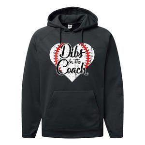 Dibs On The Coach Performance Fleece Hoodie