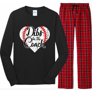 Dibs On The Coach Long Sleeve Pajama Set