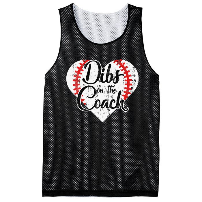 Dibs On The Coach Mesh Reversible Basketball Jersey Tank