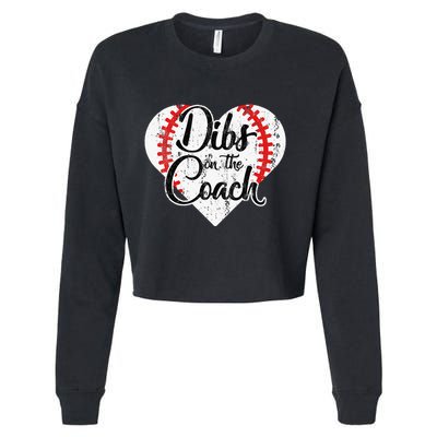 Dibs On The Coach Cropped Pullover Crew