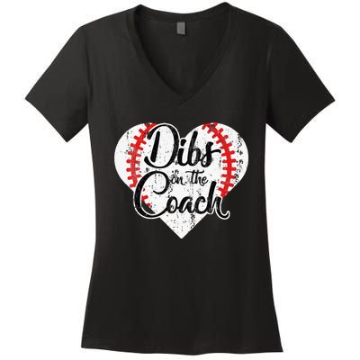 Dibs On The Coach Women's V-Neck T-Shirt