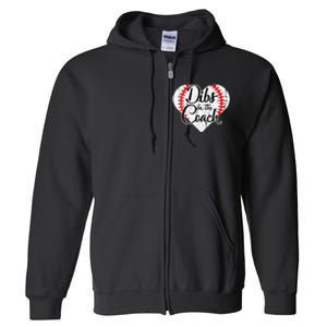 Dibs On The Coach Full Zip Hoodie