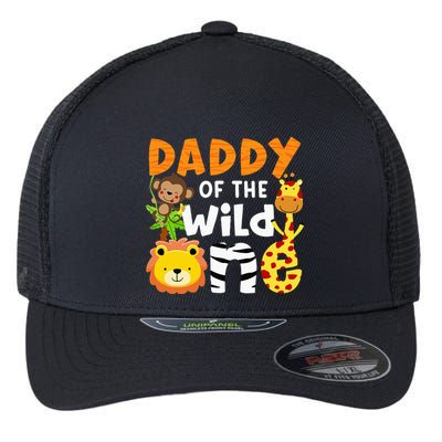 Daddy Of The Wild One Zoo Bday Party Safari Jungle Animals Flexfit Unipanel Trucker Cap