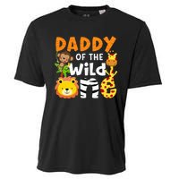 Daddy Of The Wild One Zoo Bday Party Safari Jungle Animals Cooling Performance Crew T-Shirt