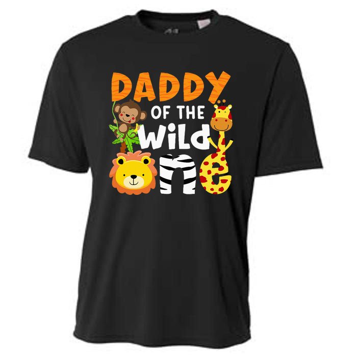 Daddy Of The Wild One Zoo Bday Party Safari Jungle Animals Cooling Performance Crew T-Shirt