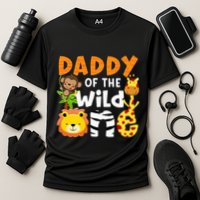 Daddy Of The Wild One Zoo Bday Party Safari Jungle Animals Performance Shirt