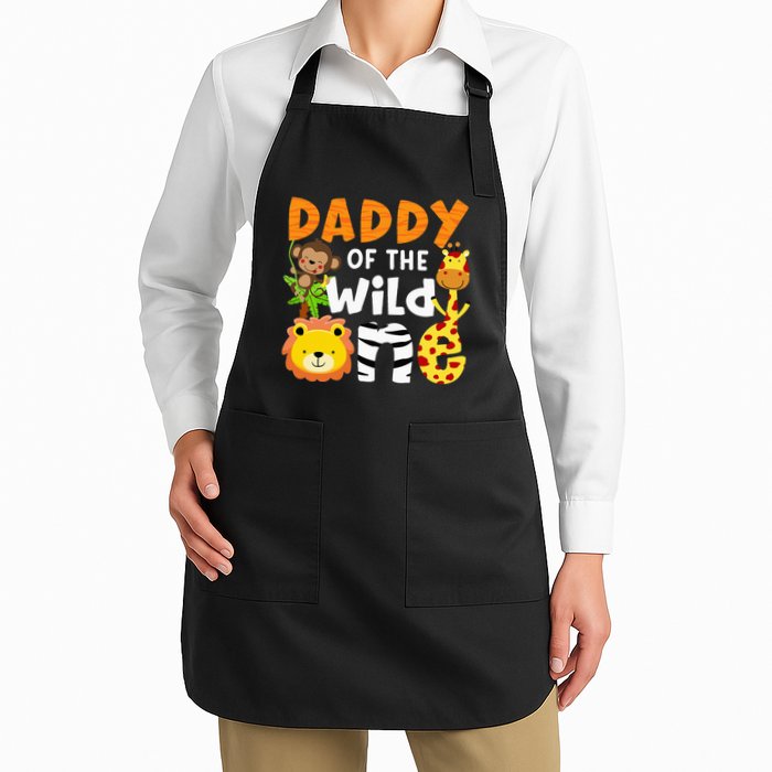 Daddy Of The Wild One Zoo Bday Party Safari Jungle Animals Apron