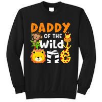 Daddy Of The Wild One Zoo Bday Party Safari Jungle Animals Sweatshirt