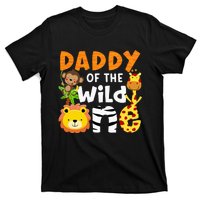 Daddy Of The Wild One Zoo Bday Party Safari Jungle Animals T-Shirt