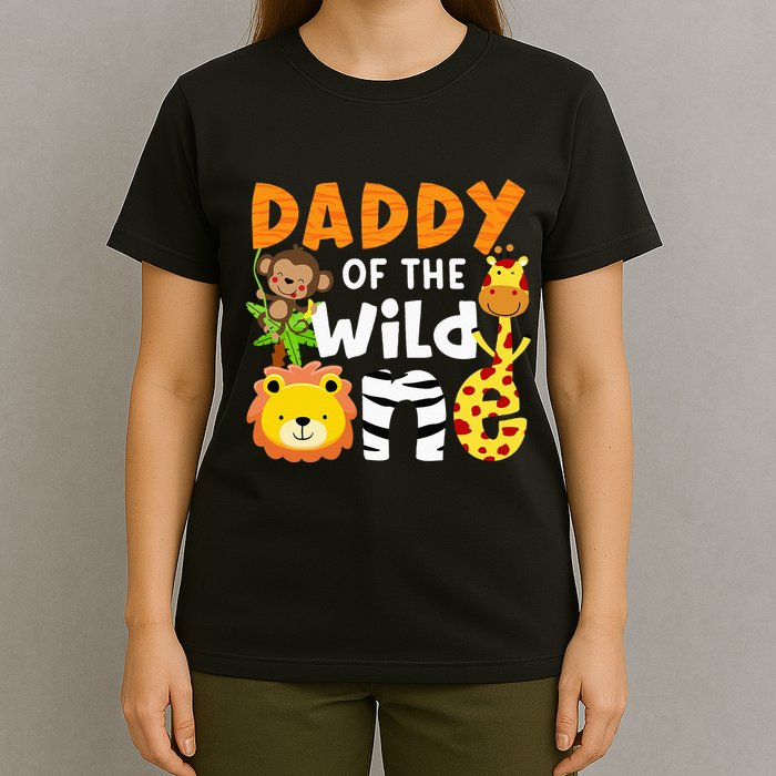 Daddy Of The Wild One Zoo Bday Party Safari Jungle Animals T-Shirt
