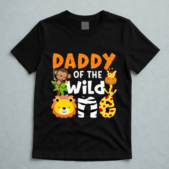 Daddy Of The Wild One Zoo Bday Party Safari Jungle Animals T-Shirt