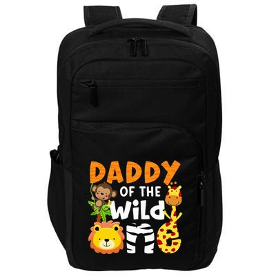 Daddy Of The Wild One Zoo Bday Party Safari Jungle Animals Impact Tech Backpack