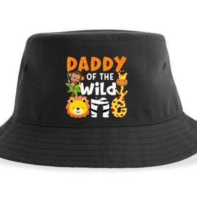 Daddy Of The Wild One Zoo Bday Party Safari Jungle Animals Sustainable Bucket Hat