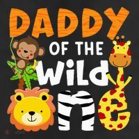 Daddy Of The Wild One Zoo Bday Party Safari Jungle Animals 11oz C Handle Ceramic Mug