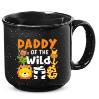 Daddy Of The Wild One Zoo Bday Party Safari Jungle Animals 15oz Campfire Ceramic Mug