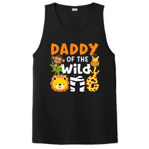 Daddy Of The Wild One Zoo Bday Party Safari Jungle Animals PosiCharge Competitor Tank