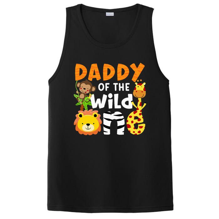 Daddy Of The Wild One Zoo Bday Party Safari Jungle Animals PosiCharge Competitor Tank