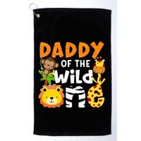 Daddy Of The Wild One Zoo Bday Party Safari Jungle Animals Golf Towel