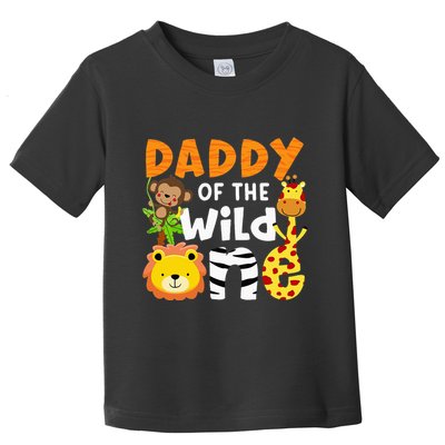 Daddy Of The Wild One Zoo Bday Party Safari Jungle Animals Toddler T-Shirt