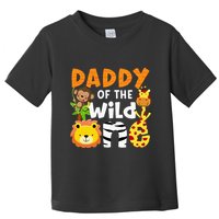 Daddy Of The Wild One Zoo Bday Party Safari Jungle Animals Toddler T-Shirt