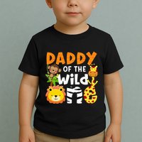 Daddy Of The Wild One Zoo Bday Party Safari Jungle Animals Toddler T-Shirt