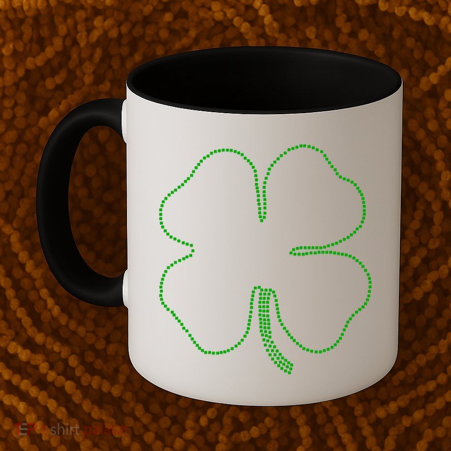 Dotted Cloverleaf St. Patrick's Day Mug