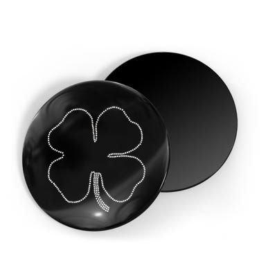 Dotted Cloverleaf St. Patrick's Day Magnet