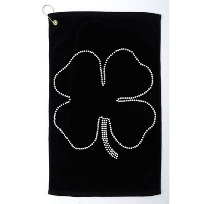 Dotted Cloverleaf St. Patrick's Day Golf Towel