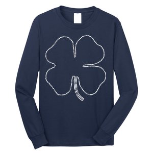 Dotted Cloverleaf St. Patrick's Day Long Sleeve Shirt