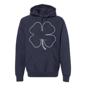 Dotted Cloverleaf St. Patrick's Day Premium Hoodie