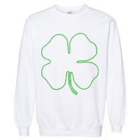 Dotted Cloverleaf St. Patrick's Day Garment-Dyed Sweatshirt