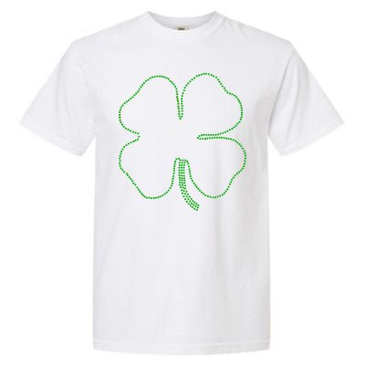 Dotted Cloverleaf St. Patrick's Day Garment-Dyed Heavyweight T-Shirt