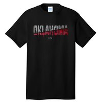 Distressed Oklahoma Usa Tall T-Shirt