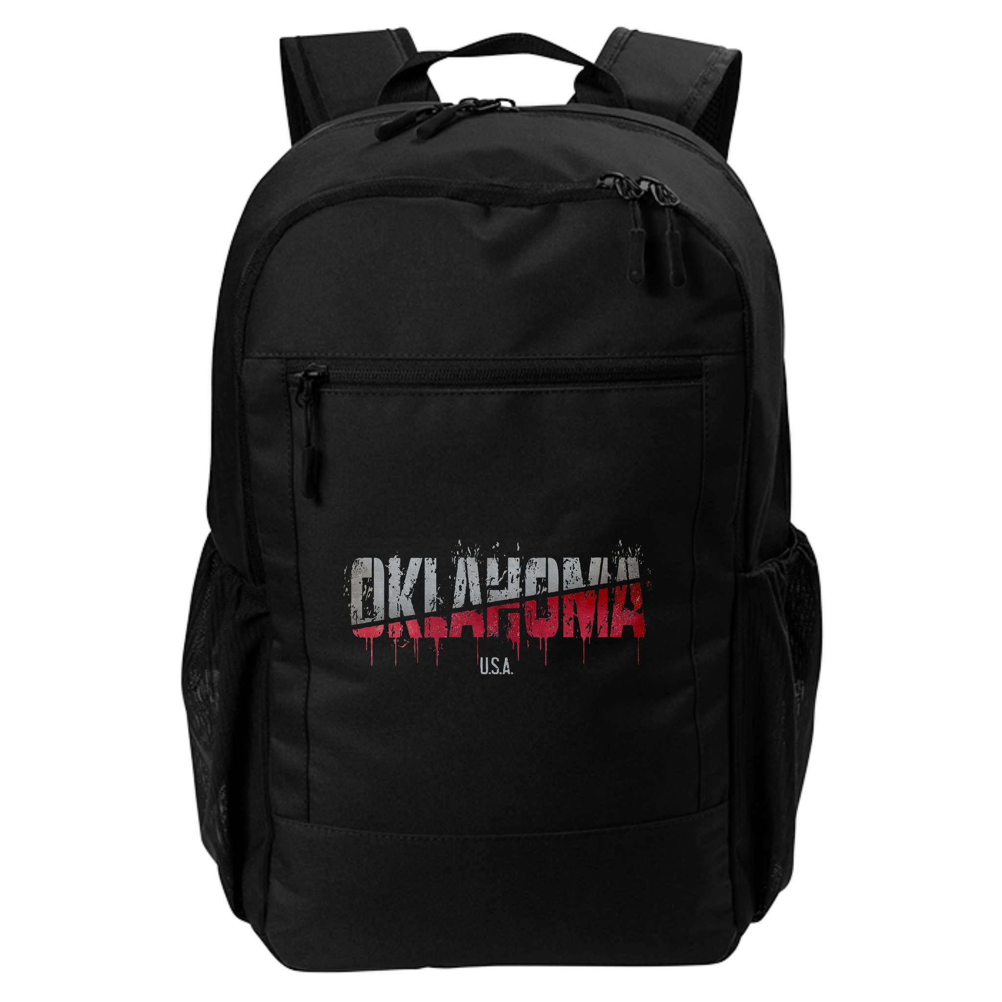 Distressed Oklahoma Usa Backpack