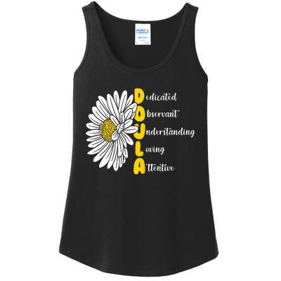 Dedicated Observant Understanding Loving Attentive Doula Ladies Essential Tank