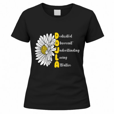 Dedicated Observant Understanding Loving Attentive Doula Women's T-Shirt