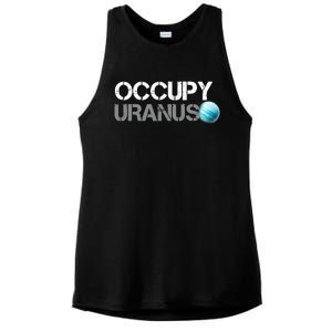 Dogedesigner Occupy Uranus Ladies PosiCharge Tri-Blend Wicking Tank